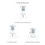 LED GATE LIGHT INVENTAA CHITI HQ289 - POLYCARBONATE - Image 2