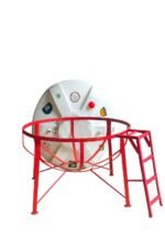 SELF CLEANING WATER TANK OCEAN WHITE WITH MS STAND - 1250LTR - Image 3