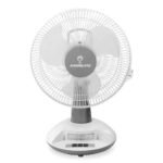 RECHARGABLE TABLE FAN ANDSLITE ELEGANT PLUS WITH INBUILT LED LIGHT